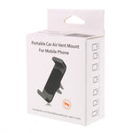 Retractable Car Air Vent Mount Phone Holder Bracket for Cellphones Within 5 Inch