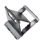 Multi-Angle Adjustable Foldable Desktop Cradle Holder Mount for iPhone Samsung Huawei Smartphone