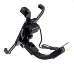 Universal Motorcycle Motorbike Mount Holder Handlebar Bracket Stand for 4-6 inch Smartphone