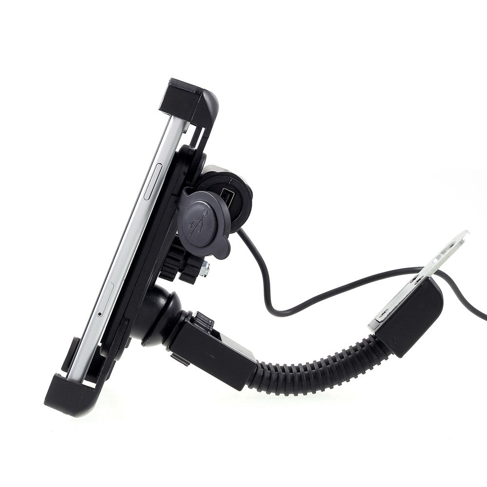 Universal Motorcycle Motorbike Mount Holder Handlebar Bracket Stand for 4-6 inch Smartphone