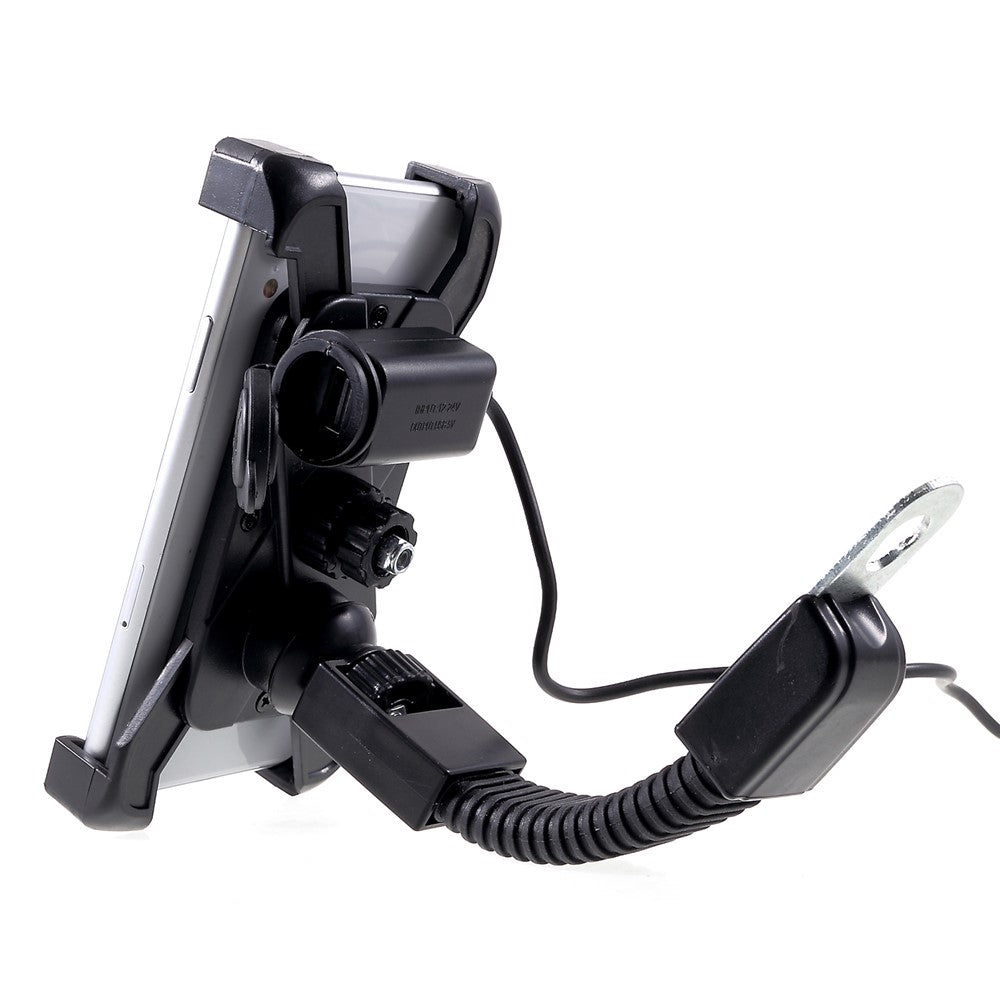 Universal Motorcycle Motorbike Mount Holder Handlebar Bracket Stand for 4-6 inch Smartphone