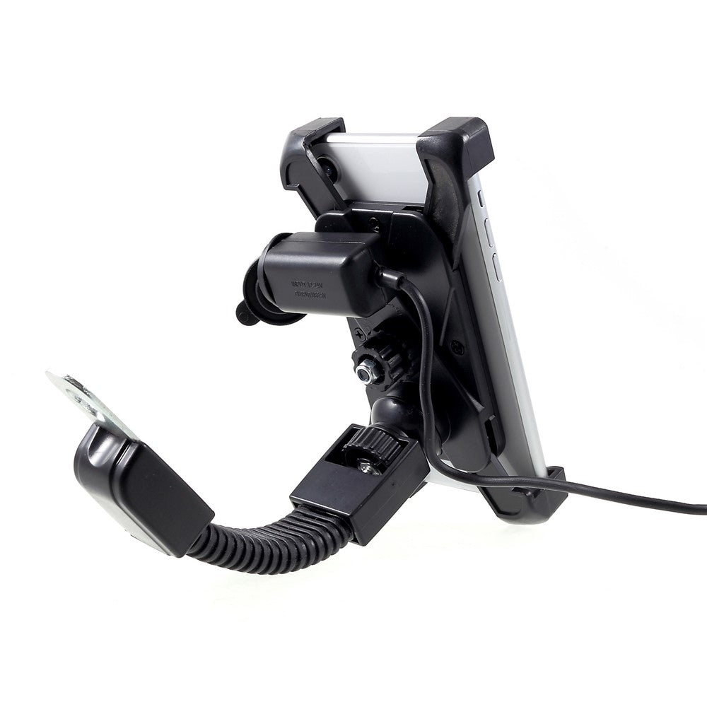 Universal Motorcycle Motorbike Mount Holder Handlebar Bracket Stand for 4-6 inch Smartphone