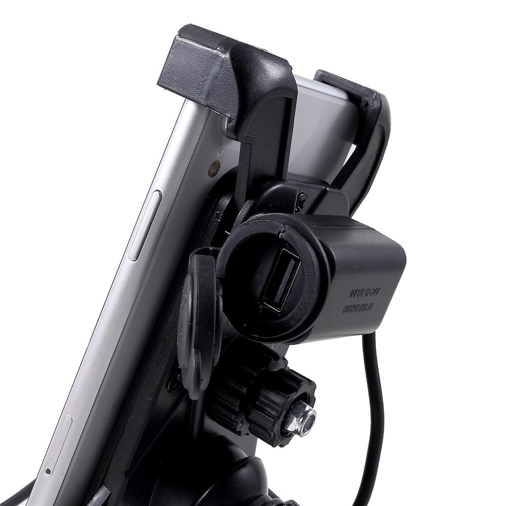 Universal Motorcycle Motorbike Mount Holder Handlebar Bracket Stand for 4-6 inch Smartphone