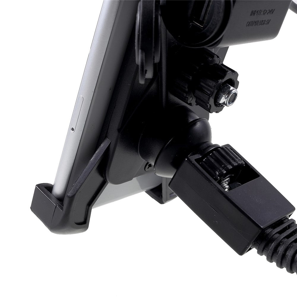 Universal Motorcycle Motorbike Mount Holder Handlebar Bracket Stand for 4-6 inch Smartphone