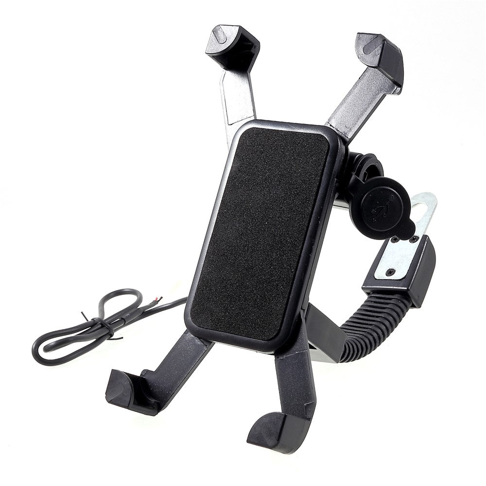 Universal Motorcycle Motorbike Mount Holder Handlebar Bracket Stand for 4-6 inch Smartphone