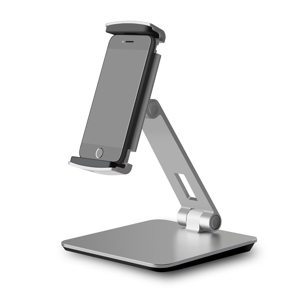 Foldable Rotary Aluminium Alloy 4-14 inch Phone Tablet Bracket Desktop Holder Stand