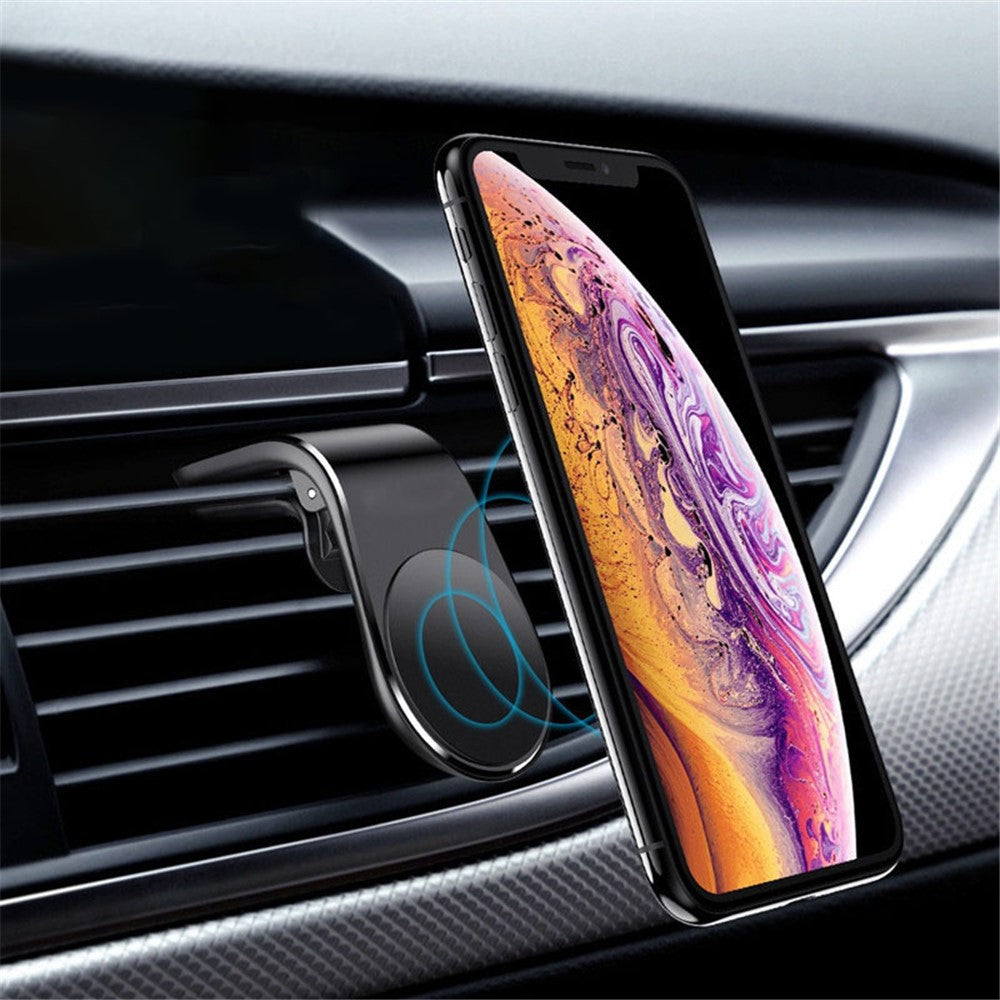 LEEHUR Car Adhesive Magnetic Air Vent Mount Smartphone Holder