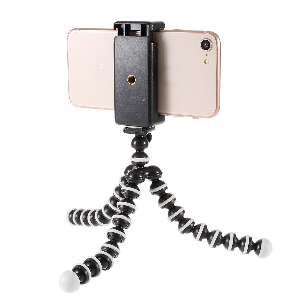 Octopus Tripod Octopus Bracket 360 Degree Rotation Mini Universal Mobile Phone Holder Stand Anti-Crack Phone Tripod Stand for Live Streaming Vlogging Video