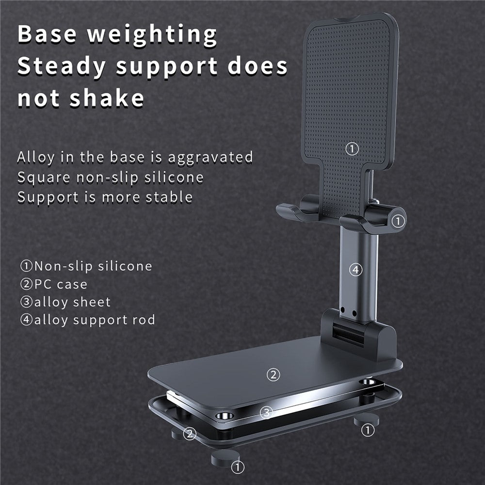 Foldable Desktop Phone Holder Tablet Stand Mobile Desk Stand Mobile Tablet Holder