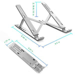 Z21 Aluminiumslegering Justerbar Laptop Stand Holder Foldbar Notebook Desktop Beslag