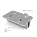 Lodret laptopstativ Dock Station skrivebord aluminiumslegering stativ med justerbar bredde