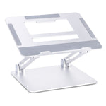 Aluminum Alloy Hollow Heat Dissipation Folding Notebook Stand Adjustable Laptop Stand for Laptop Within 17 inches