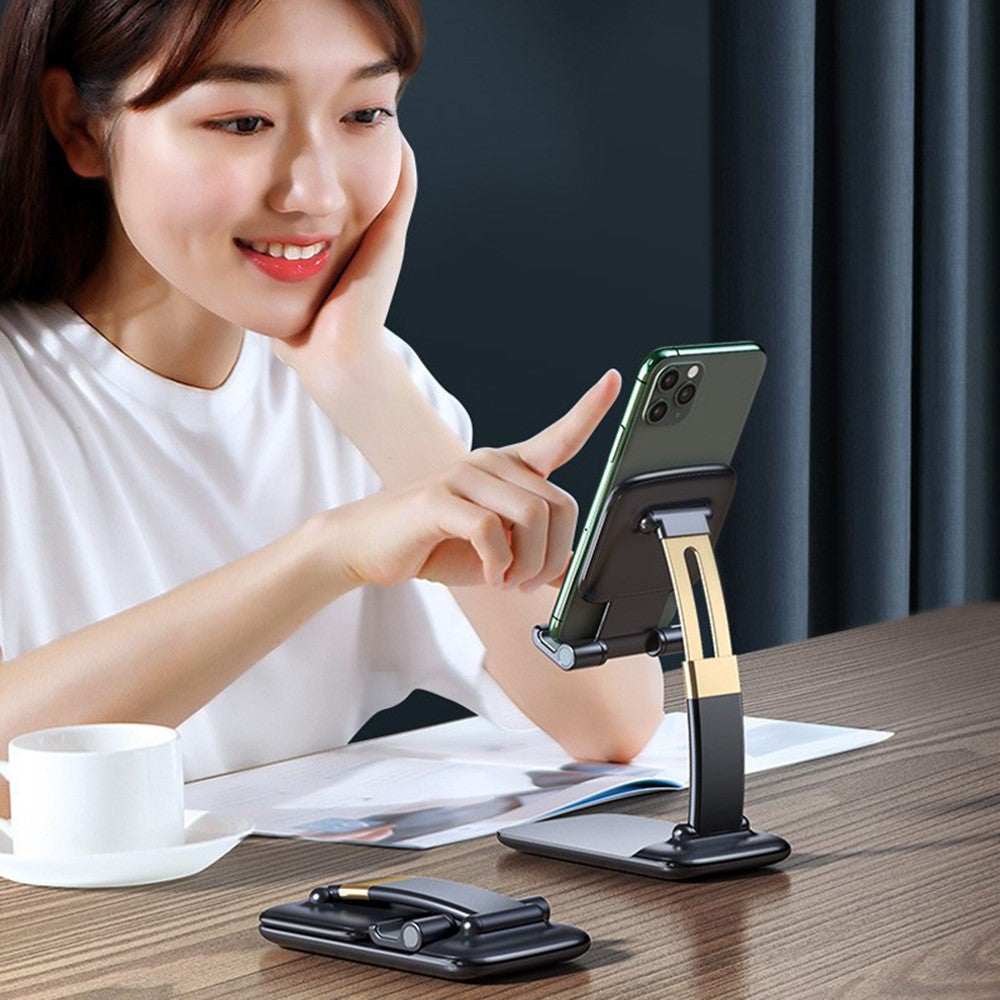 Foldable Desk Mobile Phone Holder Gravity Tablet Stand for Android iPhone iPad Air (2020)