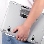 R-JUST 1 par skjoldformet foldbar bærbar holder til skrivebord Aluminiumlegering Notebook Stand