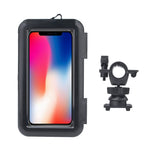 Cycling Bicycle Handlebar Mount 6.8-inch Phone Holder Waterproof Case Bag Support Stand