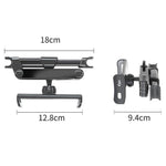 Foldable Car Mobile Phone Holder Tablet Stand Adjustable Back Seat Headrest Mount Bracket
