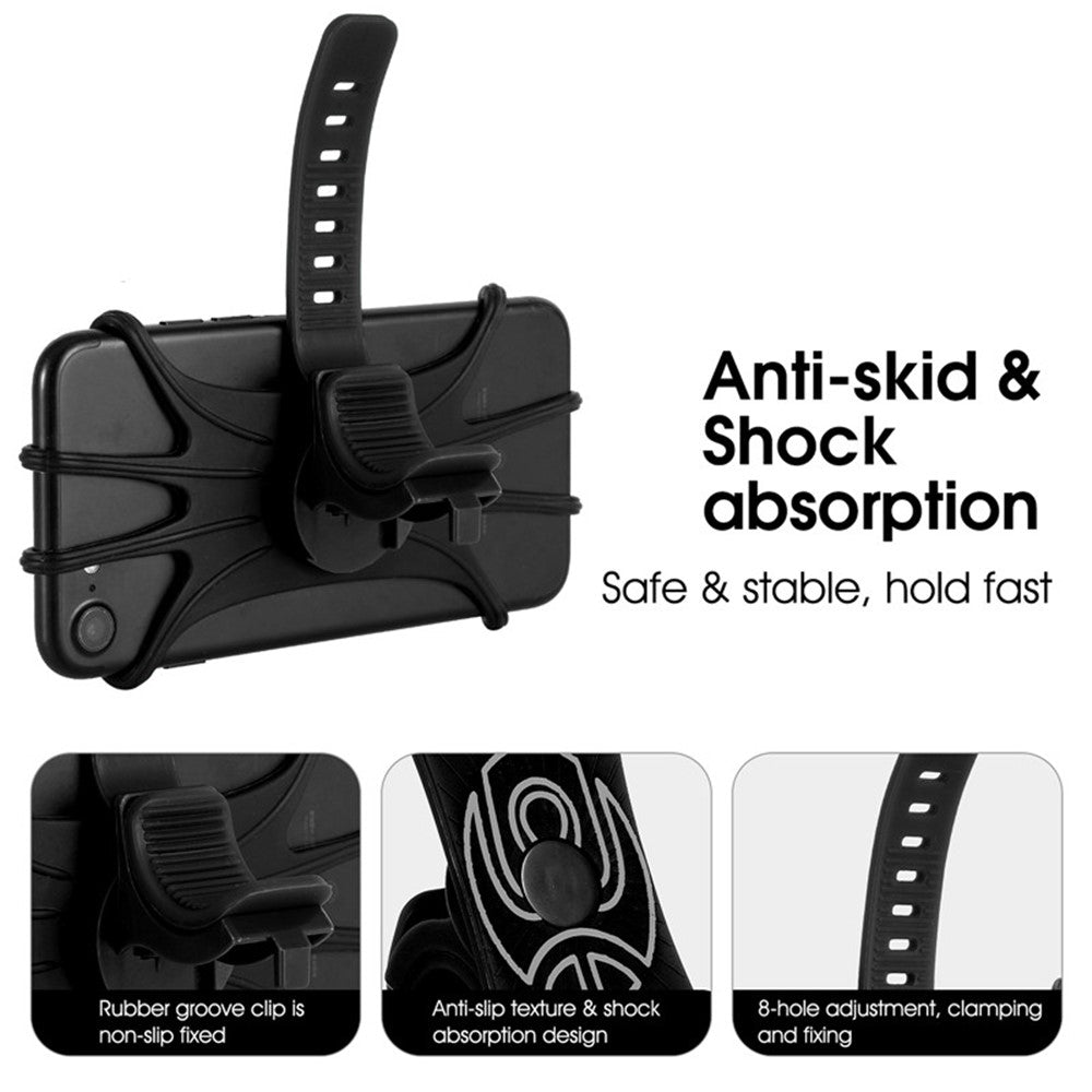 WEST BIKING Silicone Bicycle Phone Holder Motorcycle Mobile Phone Stand Mount for iPhone Samsung