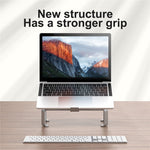 R-JUST Aluminum Alloy Notebook Bracket Raise Computer Desktop Laptop Heat Dissipation Anti-Skid Stand