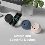 Round Wireless Charger Mount Mobile Phone Fast Charging Stand Holder Base