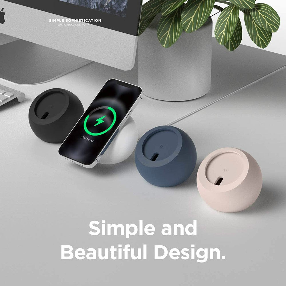 Round Wireless Charger Mount Mobile Phone Fast Charging Stand Holder Base