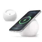 Round Wireless Charger Mount Mobile Phone Fast Charging Stand Holder Base