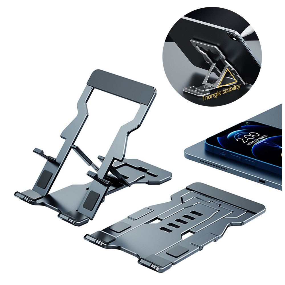 R-JUST HZ06 Multi-angle Adjustable Phone Holder Mount Universal Foldable Tablet Desk Desktop Stand Bracket for iPhone