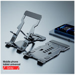 R-JUST HZ06 Multi-angle Adjustable Phone Holder Mount Universal Foldable Tablet Desk Desktop Stand Bracket for iPhone