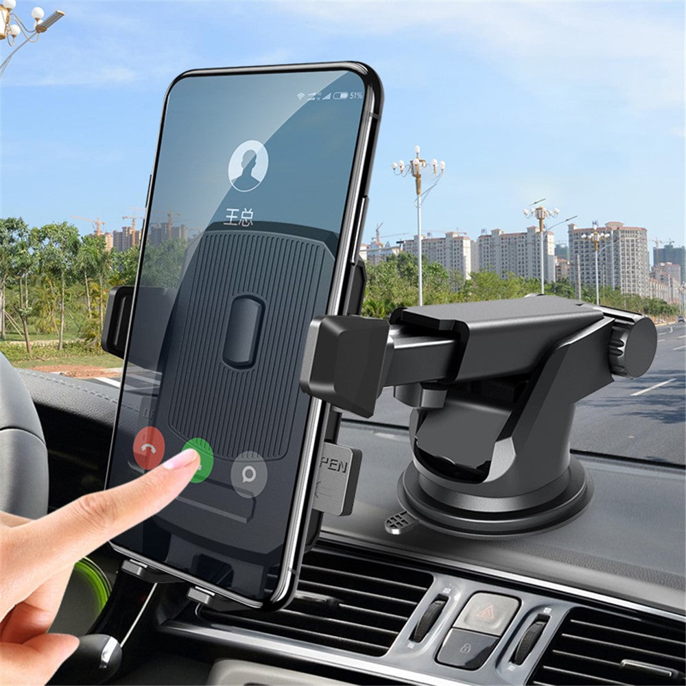 360 Degree Rotation Car Suction Cup Mount Air Vent Clip Phone Holder Bracket