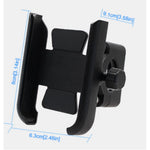 WUPP Universal Motorcycle Bike Aluminum Handle Bar Adjustable Mobile Phone Bracket GPS Stand Holder Mount