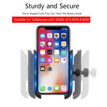 WUPP Universal Motorcycle Bike Aluminum Handle Bar Adjustable Mobile Phone Bracket GPS Stand Holder Mount