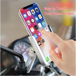 WUPP Universal Motorcycle Bike Aluminum Handle Bar Adjustable Mobile Phone Bracket GPS Stand Holder Mount