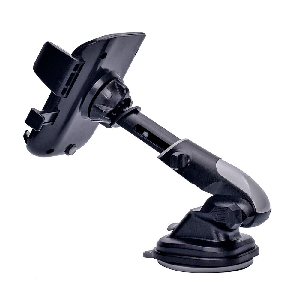 Car Dashboard Windshield Telescopic Long Arm Mobile Phone Holder Rotatable Suction Cup Bracket