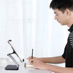 Q010 Desktop Folding Phone Mount Stand Bracket 360 Degree Rotation Adjustable Angle Table Tablet Holder