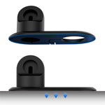 Opladerstativ i silikone med trådløs ladestation til Apple Watch/iPhone 12-serien