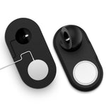 Opladerstativ i silikone med trådløs ladestation til Apple Watch/iPhone 12-serien