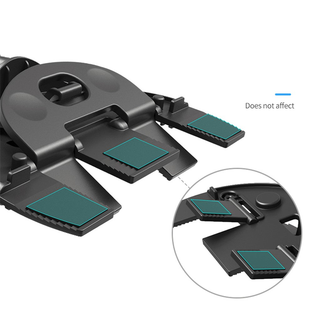 ZY-CD02 Car Mobile Phone Holder CD Slot Mount 360° Rotation Stretchable Clip Bracket
