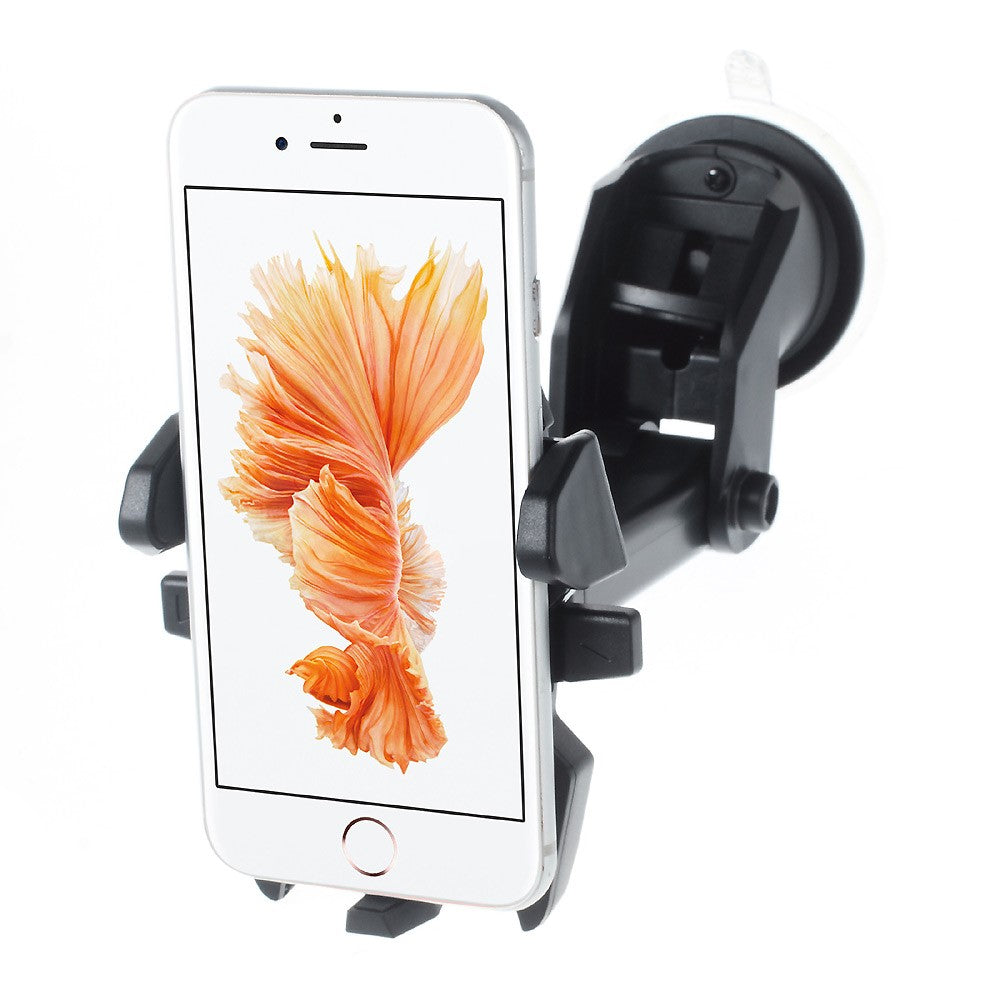 Long Neck Easy One-Touch Car Mount Holder for iPhone 6s / 6s Plus /Galaxy Note5, Width: 5.5-9cm