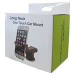Long Neck Easy One-Touch Car Mount Holder for iPhone 6s / 6s Plus /Galaxy Note5, Width: 5.5-9cm