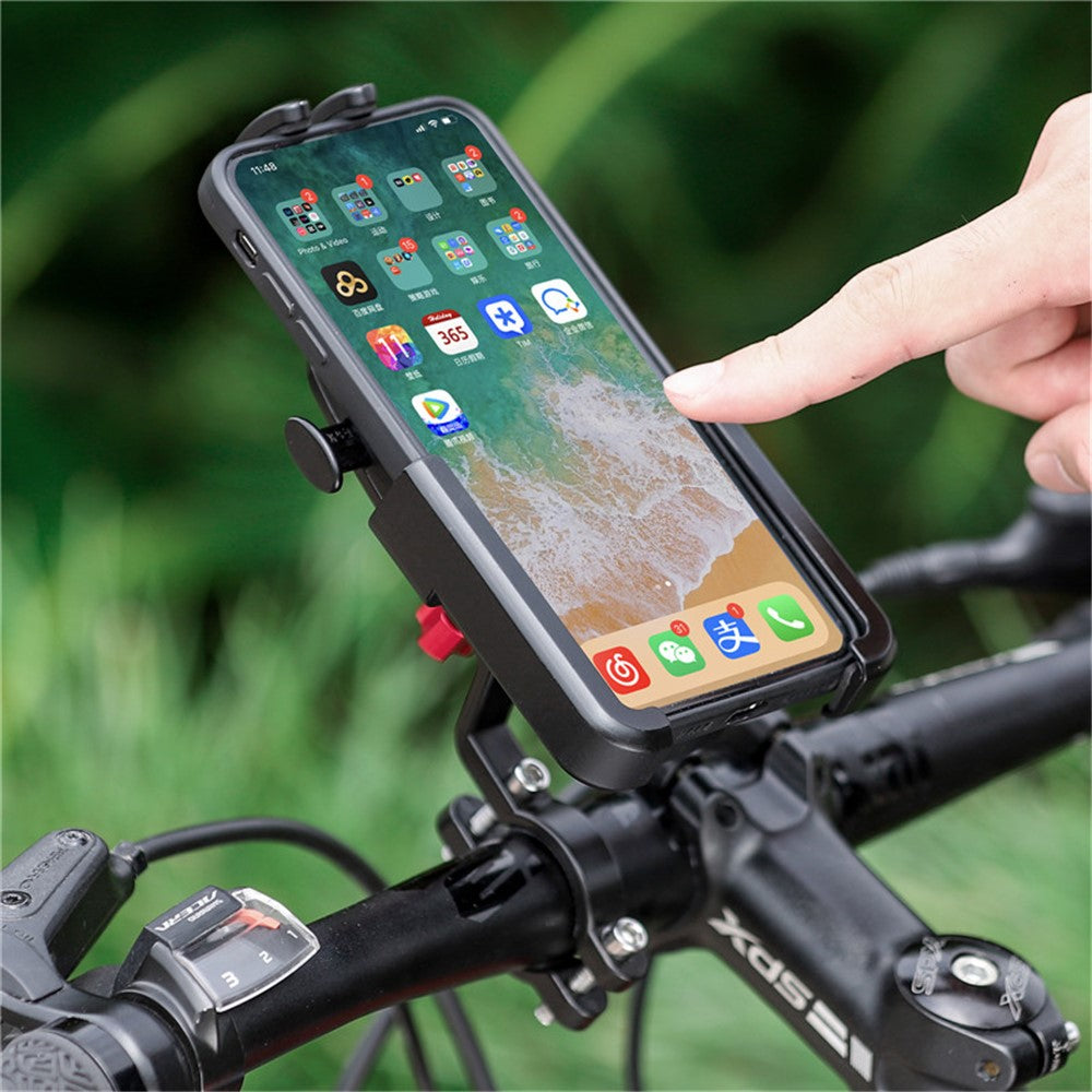 WEST BIKING MTB-cykelholder til mobil, mobilstativ til cykelstyr, beslag til mobiler på 4,5-68 tommer