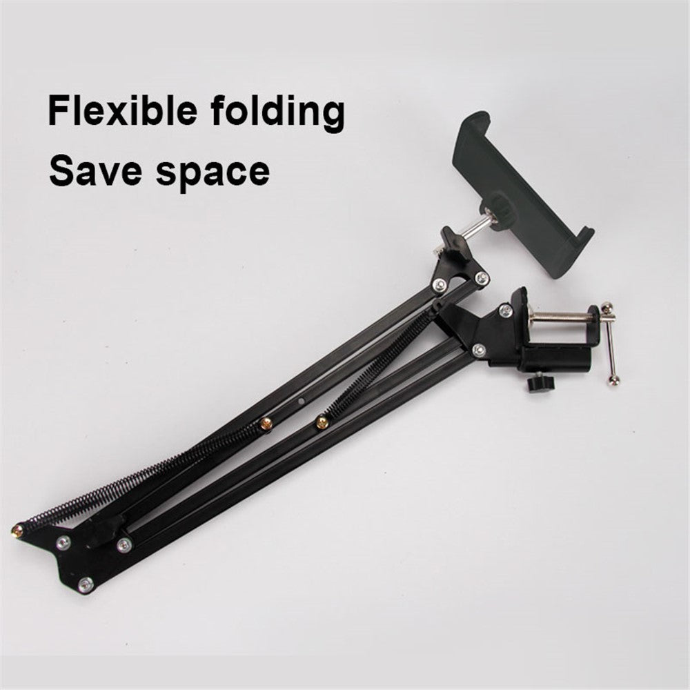 360 Degree Long Arm 3.5-10.6 inch Mobile Phone Tablet Holder Stand Bed Desktop Lazy Bracket