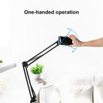 360 Degree Long Arm 3.5-10.6 inch Mobile Phone Tablet Holder Stand Bed Desktop Lazy Bracket