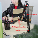 360 Degree Long Arm 3.5-10.6 inch Mobile Phone Tablet Holder Stand Bed Desktop Lazy Bracket