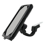 Electric Bicycle Motorcycle Rearview Mirror Mount Waterproof Phone Case Holder Stand