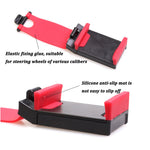 Car Phone Holder Steering Wheel Hanging Mount Mobile Phone GPS Clip Bracket