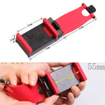 Car Phone Holder Steering Wheel Hanging Mount Mobile Phone GPS Clip Bracket