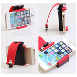 Car Phone Holder Steering Wheel Hanging Mount Mobile Phone GPS Clip Bracket