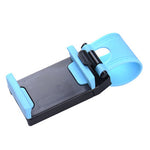 Car Phone Holder Steering Wheel Hanging Mount Mobile Phone GPS Clip Bracket