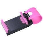 Car Phone Holder Steering Wheel Hanging Mount Mobile Phone GPS Clip Bracket