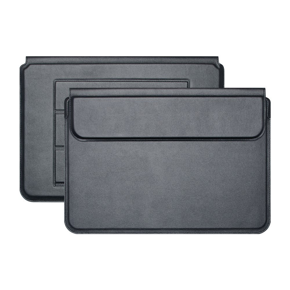 PU Leather Waterproof Laptop Sleeve Bag Horizontal Carrying Pouch for MacBook Air 13.3 inch
