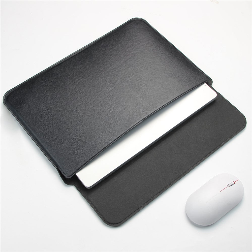 PU Leather Waterproof Laptop Sleeve Bag Horizontal Carrying Pouch for MacBook Air 13.3 inch